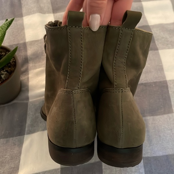 Sam Edelman Mackay Leather Combat Slouchy Combat Boots - Picture 5 of 7